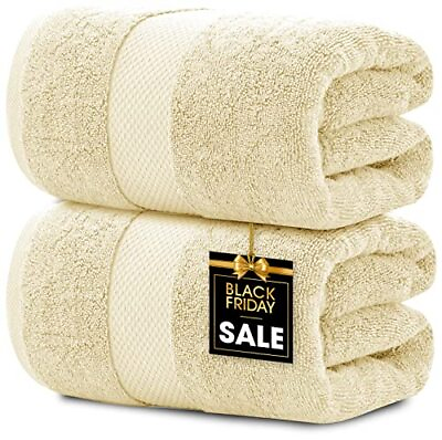 #ad Towels Luxury Bath Sheet Towels Extra Large 35x70 Inch 2 Pack Highly Absorbent $39.99