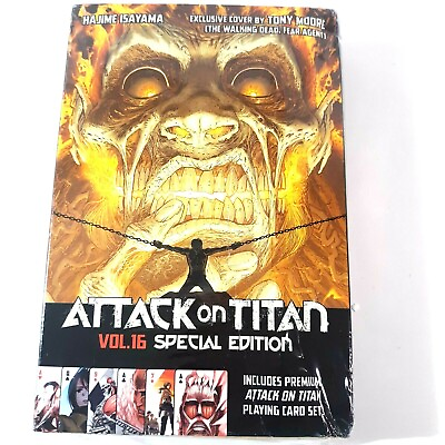 #ad Attack on Titan 16 Variant Special Edition Manga 54 Playing Cards Tony Moore $11.87