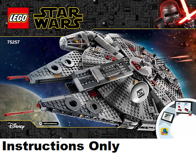 #ad LEGO INSTRUCTIONS ONLY MILLENNIUM FALCON 75257 New manual book from set $14.99
