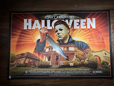 #ad “Halloween” Art Screen Print Movie Poster By Jason Edmiston XX 540 H45 Signed $228.88