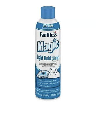 #ad Faultless Magic Sizing Ironing Spray Light Body 20 Ounces $12.45