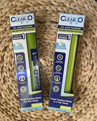 #ad TWO Clear2O® RV and Marine Inline Water Filters CRV2006 w Free Shipping $55.99