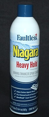 #ad Faultless Niagara Ironing Enhancer Spray Starch Heavy Hold or Original Hold $11.98