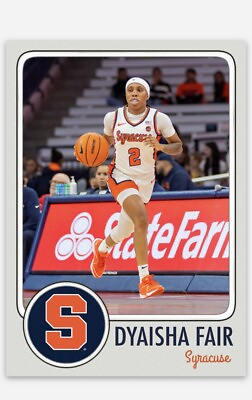 #ad Dyaisha Fair Basketball Card WNCAA Syracuse ACEO Art Card $9.49