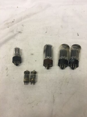 #ad Lot of 6 assorted Electron Tubes of multiple sizes $39.99