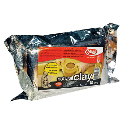 #ad Clay Atlas Natural Sculpture Molding Dries for Pottery Kids School NEW $33.00
