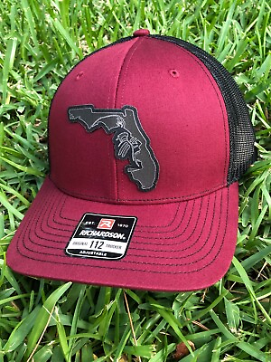 #ad UNIQUE Seminoles Garnet Black Richardson Trucker Hat Seminoles Nole Life Hat $38.99