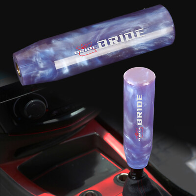 #ad BRIDE Pearl Purple Long Stick Manual Car Gear Shift Knob Shifter Universal $21.88