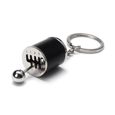 #ad Keychain Six Speed Manual Shift Gear Car Parts Keyring Pendant Gift Accessories C $4.34