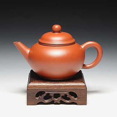 #ad OldZiSha Yixing Old 1st Zisha Factory Unused Small 150cc ShuiPing Teapot1980#x27; $66.00