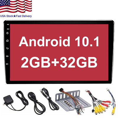 #ad 10quot; Android 10 Car Radio Stereo 232GB Quad Core GPS Navi BT Wifi Double 2 DIN $44.95