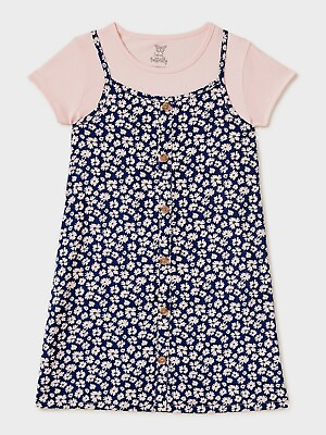 #ad #ad Sweet Butterfly Girls Short Sleeve Shirt and Printed Dress Medium 10 12 $16.14