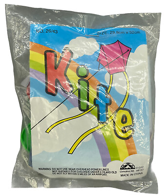 #ad Otc Kite 11quot; X 12” Item No. 26 43 Plastic 1 Kite Fast Ship New $4.99