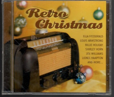 #ad New Retro Christmas Music CD Ella Fitzgerald Louis Armstrong Billie Holiday $6.99