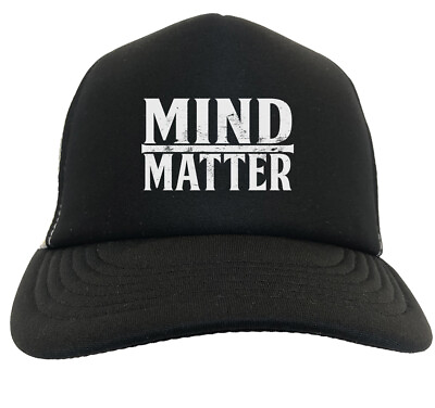 #ad Mind Over Matter Gym Rat Gains Athlete Workout Two Tone Trucker Hat $18.95