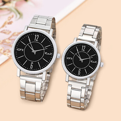 #ad Fashion Couple#x27;s Watch Valentine#x27;s Day Gift Watch Quartz Wrist Watch $8.08