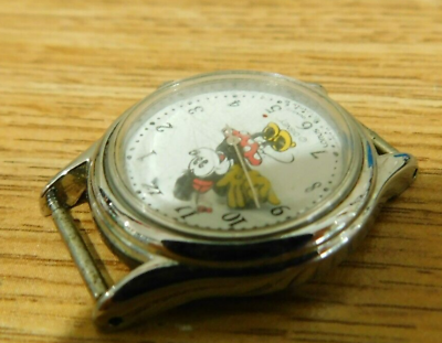 #ad Vintage Disney Minnie Mouse Lorus Quartz Wrist Watch ** READ ** $10.47