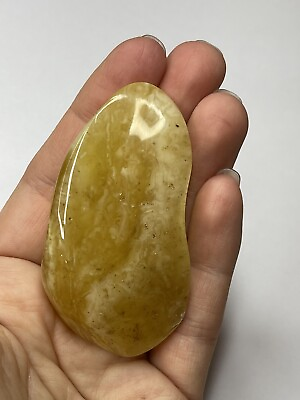 #ad Genuine Natural BALTIC AMBER Stone GIFT.YELLOW Amber for Collectors 22.2 $85.00