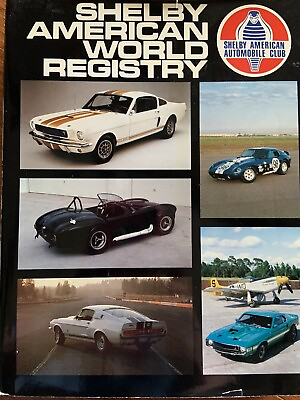 #ad Shelby American World Registry 1987 Second Edition American Automobile Club $79.99
