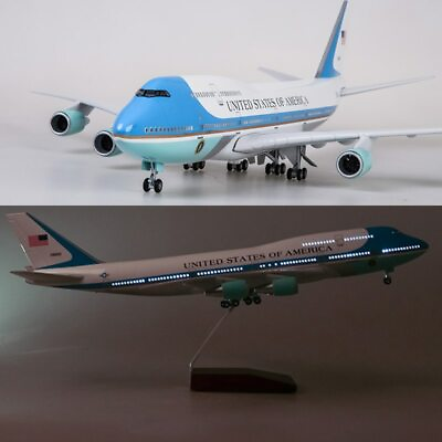 #ad Aircraft Model 1 150 Air Force One Airplane w Undercarriage amp;Voice Control Lamp $89.98