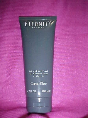LARGE TUBE Calvin Klein Eternity For Men Hair amp; Body Wash 6.7 FL. OZ. NWOB $34.50