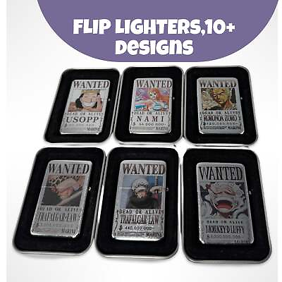 #ad Pirate Anime Wanted Poster Flip Top Lighters $25.00