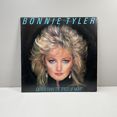 #ad #ad Bonnie Tyler Faster Than The Speed Of Night Vinyl LP Record 1983 $22.00