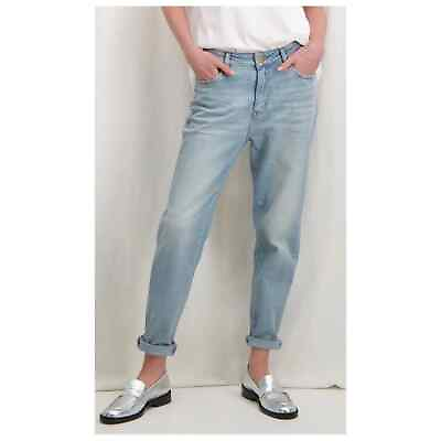 #ad See By Chloe Women#x27;s Sz 32 Low Waist Ankle Zip Medium Wash Denim Jeans $49.95