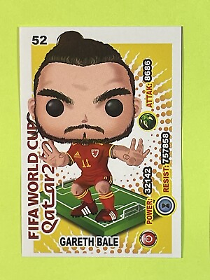 #ad Gareth Bale Wales. Qatar 2022 WC Funko Pop Sticker Super Rare $2.00