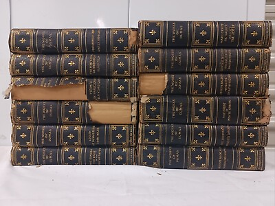 #ad THE WORKS OF DUMAS 12 BOOK SET EDITION DE LUXE 1900 Monte Cristo The 3 Muskete $110.00