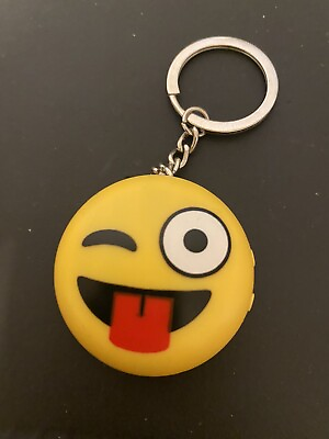 #ad Smiley Face Hand Buzzer Spencer’s Gifts Works Keychain $5.99