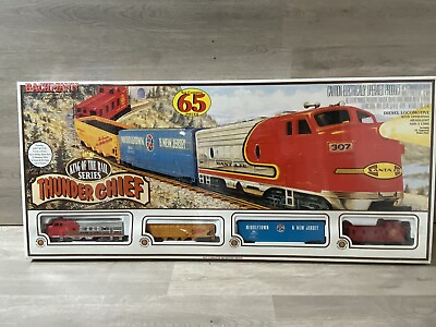 #ad VINTAGE BACHMANN KING OF THE RAILS THUNDER CHIEF HO GAUGE TRAIN SET SEALED NEW $189.00