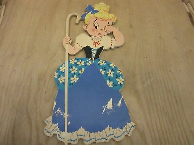 #ad Vintage DOLLY TOY CO Wall Art Mother Goose Pin Ups Little Bo Peep No 229 Ohio $9.09