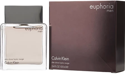 EUPHORIA by Calvin Klein After Shave for men 3.3 3.4 oz New in Box $24.55