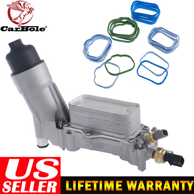 #ad Oil Cooler Filter Adapter Housing Assembly Aluminum For Dodge Jeep 68105583AA $119.59