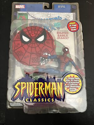 #ad SPIDER MAN CLASSICS 6quot; SPIDER MAN FIGURE WITH COMIC or 70 $50.00