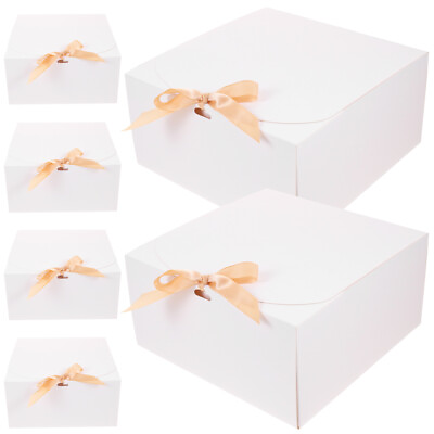 6 Pcs Cupcake Boxes Small Treat Boxes Cookie Gift Containers $18.68