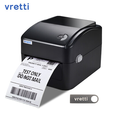 VRETTI Thermal Shipping Label Printer 4x6 USB For USPS FedEx UPS eBay Etsy $65.00