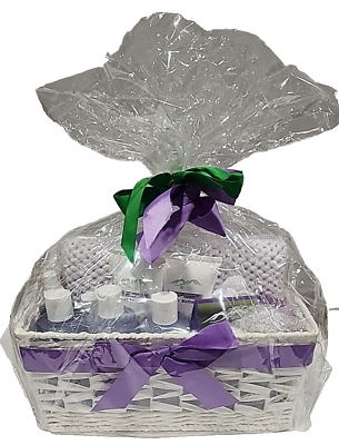 #ad Spa Bath Gift Basket Lavender Chamomile All Natural Spa Goodies XL $28.99