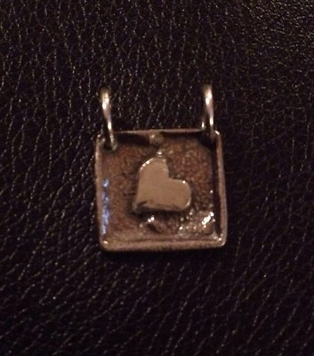 #ad Heart Sterling Silver Charm C3 $29.99