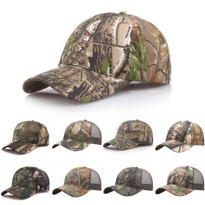 #ad Accessories Hat Jungle Outdoor Adjustable Baseball Cap Fishing Polyester $8.32