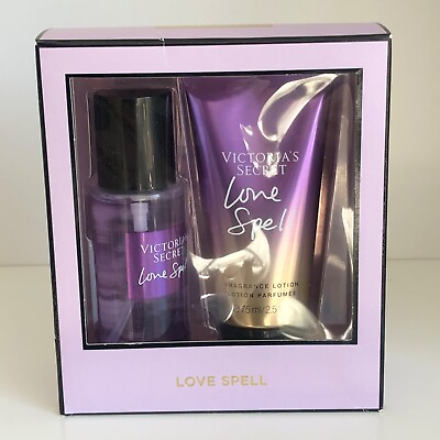 #ad Victoria#x27;s Secret Love Spell Gift Set Fragrance Mist Lotion Travel 2.5 oz New $11.00