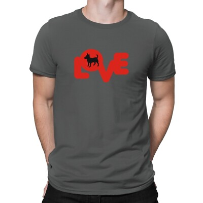 #ad LOVE SILHOUETTE Chihuahua T Shirt $22.99