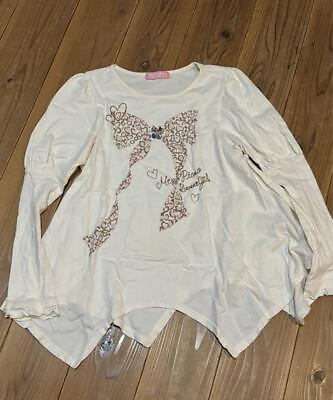 #ad Mezzo Piano Leopard Ribbon Cute Bijou Glitter Sleeves 160 White clothes clothing $36.48