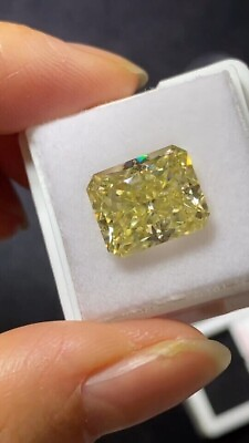 #ad 2 Ct Natural Diamond Radiant Cut Yellow Color D Grade CERTIFIED VVS1 Free Gift $76.00