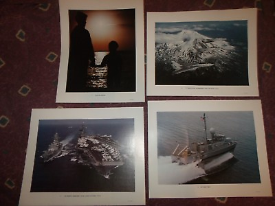 #ad Set of 15 US Navy Litho Photo Prints 1970#x27;s 16 x 20quot; *Worldwide* $69.95