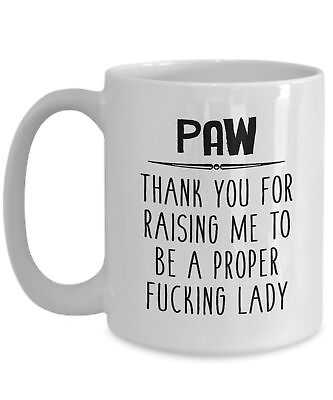 Funny Paw Gift Funny Paw Mug Father#x27;s Day Gift From Daughter Thank You For $16.99