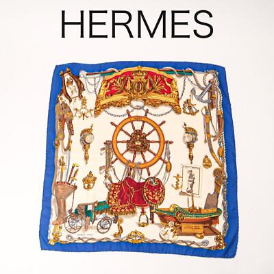#ad D8981 30 Hermes Musee Museum Silk 100 Scarf $156.30