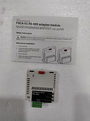 #ad *NEW IN BOX* ABB FSCA 01 Option SP Kit RS 485 Adapter Module $200.00