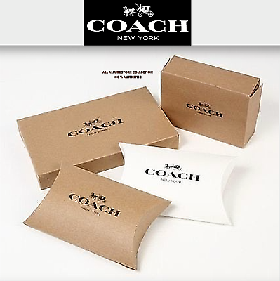 #ad 🎁BN Coach Brown Paper Shopping Bags Gift Bags Gift Boxes Sticker Pick Size 🎁 $7.99